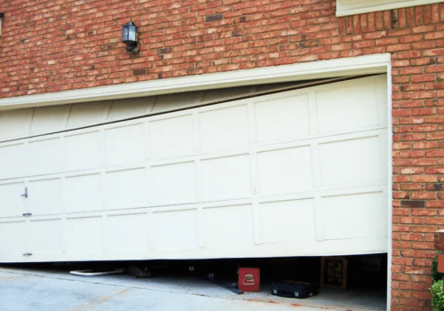 Garage Door Off Track Top Causes And Safe Next Steps