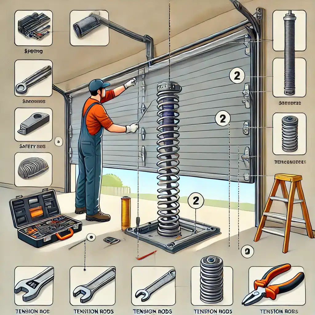 how to replace garage door spring