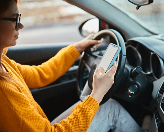 Monitoring the garage door using a smartphone app.