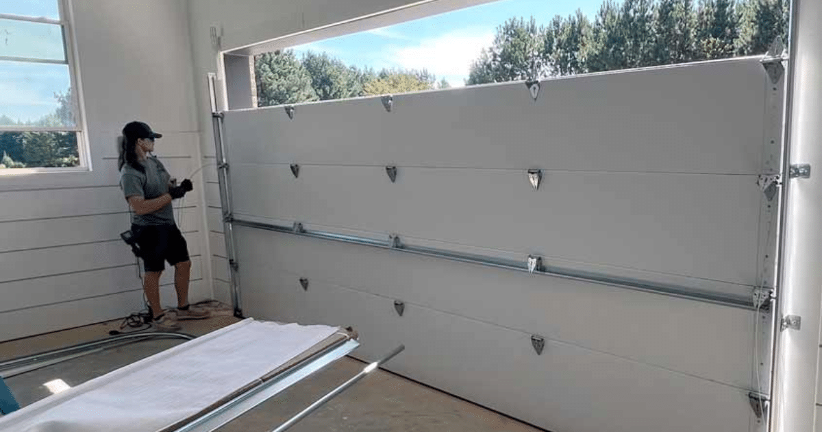 Can you replace one piece of garage door?