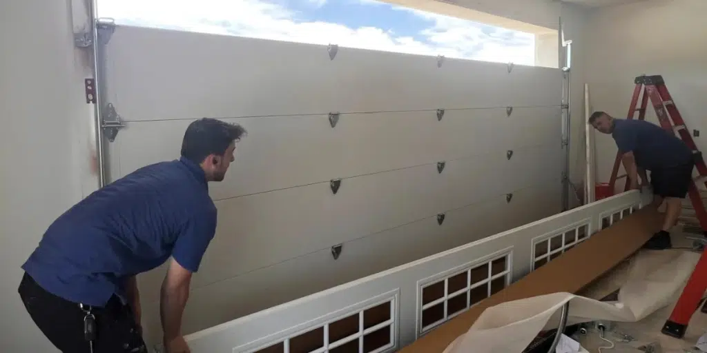 Can you replace one piece of garage door?