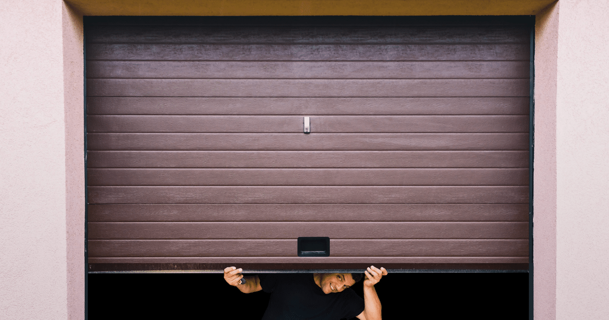 How to fix garage door that gets stuck halfway