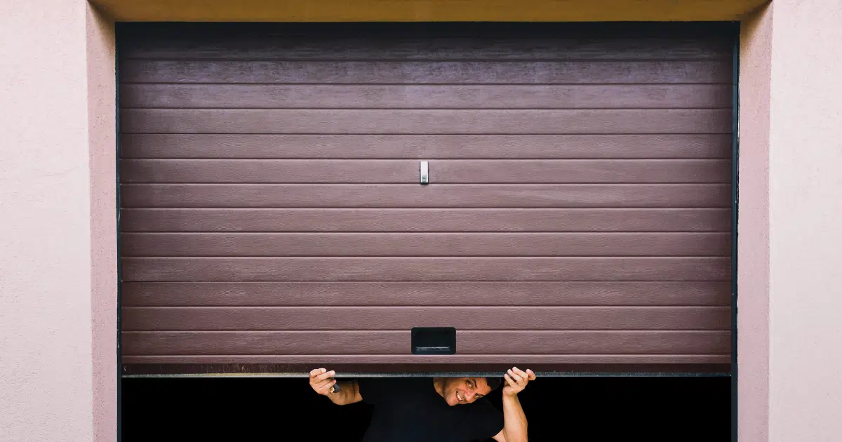 How to fix garage door that gets stuck halfway
