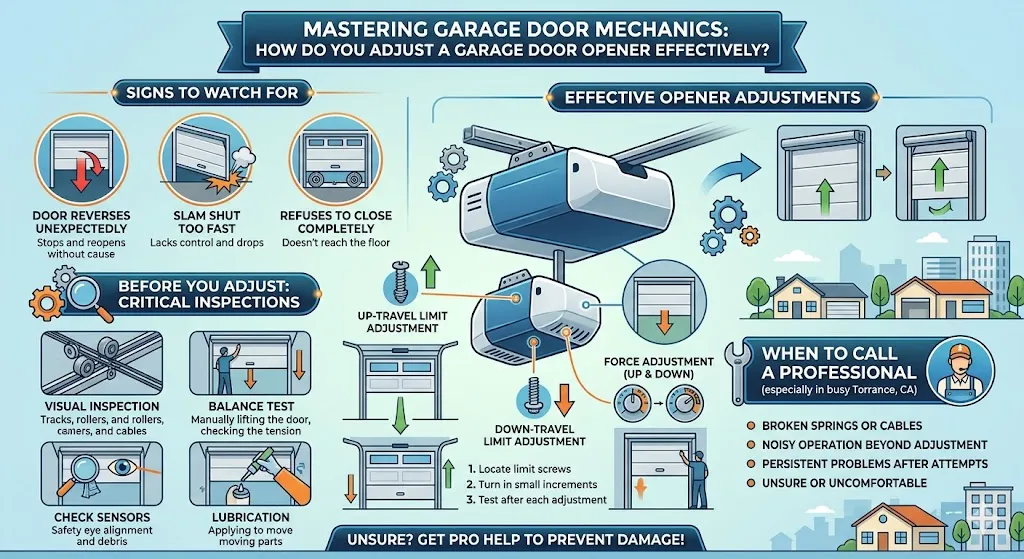 Mastering Garage Door Mechanics How Do You Adjust a Garage Door Opener Effectively
