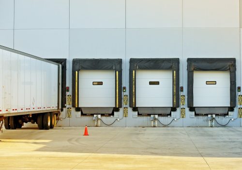 Semi Truck and Warehouse